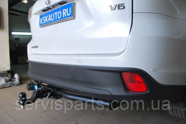 Фаркоп Toyota Highlander 2014-2020 (Тойота Хайлендер XU50) Американська вставка під квадрат - Зображення 4