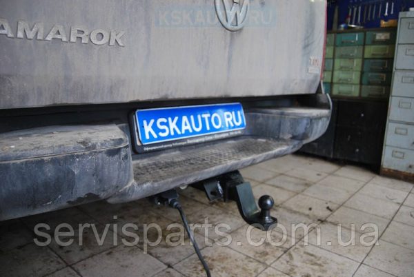 Знімний фаркоп на Volkswagen Amarok 2010- (Фольксваген Амарок) Американська вставка під квадрат - Зображення 5