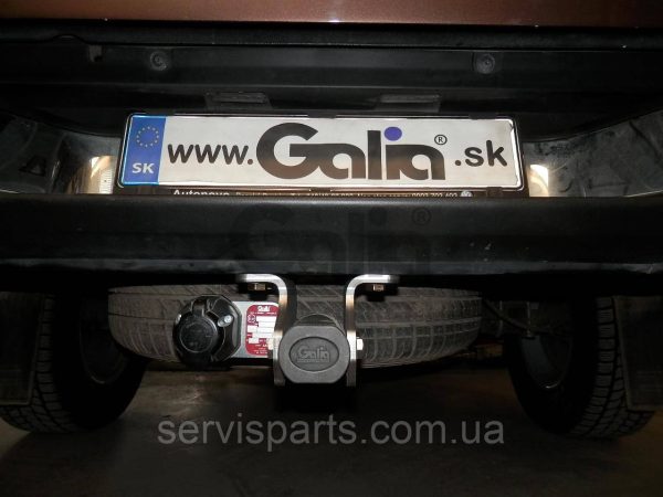 Оцинкований фаркоп на Volkswagen Amarok 2010- (Фольксваген Амарок) Швидкознімний автомат на ручці - Зображення 5
