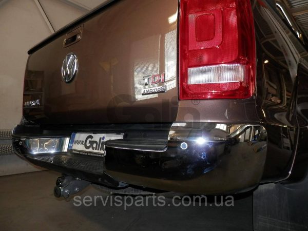 Оцинкований фаркоп на Volkswagen Amarok 2010- (Фольксваген Амарок) Швидкознімний автомат на ручці - Зображення 7