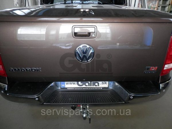 Оцинкований фаркоп на Volkswagen Amarok 2010- (Фольксваген Амарок) Швидкознімний автомат на ручці - Зображення 8
