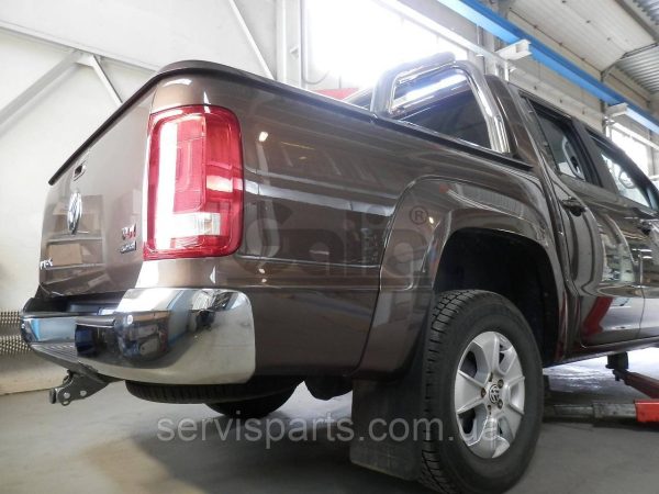 Оцинкований фаркоп на Volkswagen Amarok 2010- (Фольксваген Амарок) Швидкознімний автомат на ручці - Зображення 9
