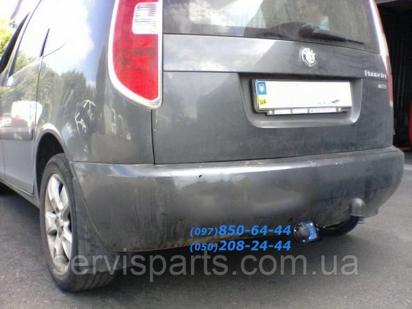 Знімний гак фаркоп на Skoda Roomster 2006-2015 (Шкода Румстер) - Зображення 2