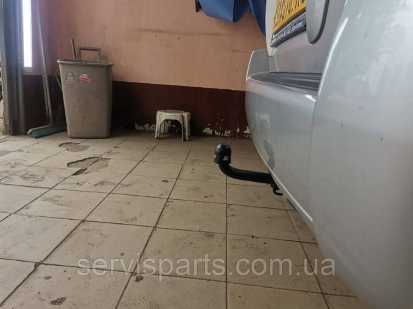 З'ємний фаркоп на Hyundai Tucson 2004-2010 без підрізу бампера. - Зображення 7