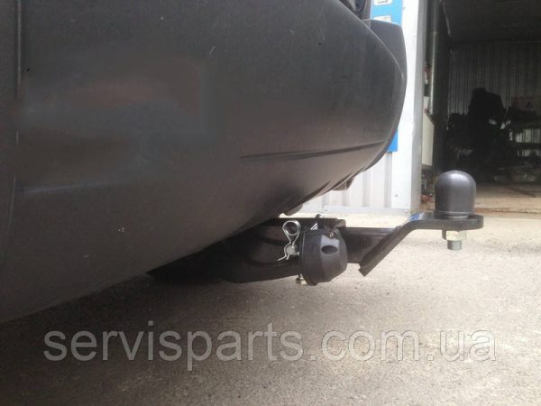 З'ємний фаркоп на Hyundai Tucson 2004-2010 без підрізу бампера Американська вставка під квадрат