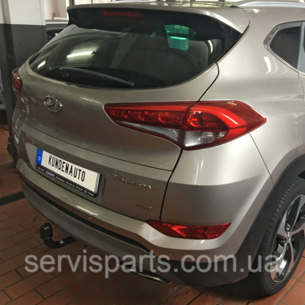 Швидкознімний фаркоп Hyundai Tucson III 2015-2018 на ключі - Зображення 7