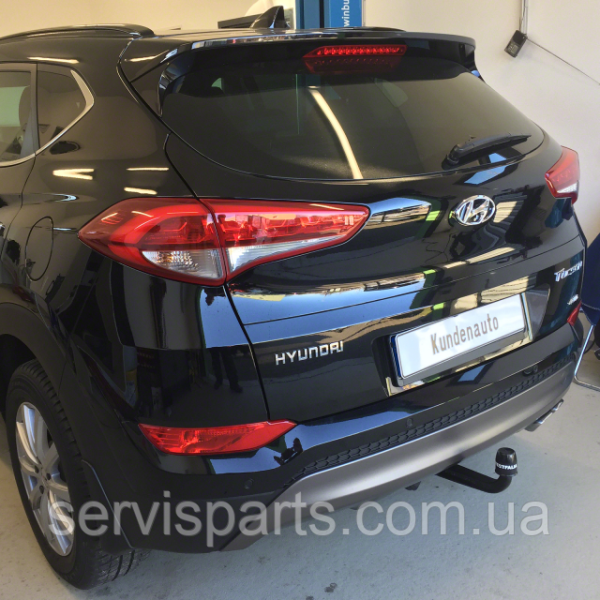 Швидкознімний фаркоп Hyundai Tucson III 2015-2018 на ключі