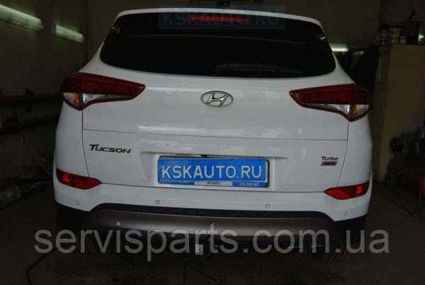 Польський фаркоп на Hyundai Tucson III 2015-2018 без підрізання бампера - Зображення 2