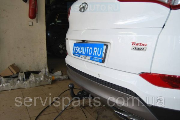 Польський фаркоп на Hyundai Tucson III 2015-2018 без підрізання бампера - Зображення 3