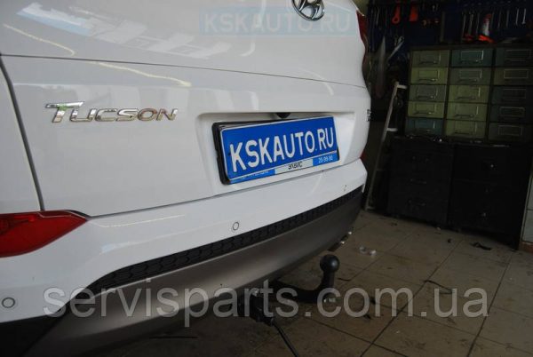 Польський фаркоп на Hyundai Tucson III 2015-2018 без підрізання бампера - Зображення 5