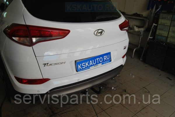 Польський фаркоп на Hyundai Tucson III 2015-2018 без підрізання бампера - Зображення 6