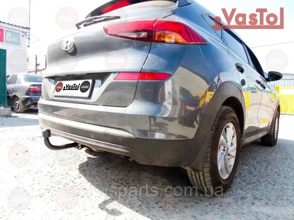 З'ємний фаркоп на Hyundai Tucson III 2018-2021 без підрізання бампера - Зображення 4