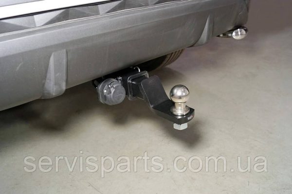 З'єднаний фаркоп Hyundai Tucson IV 2021- без підрізання бампера Американська вставка під квадрат