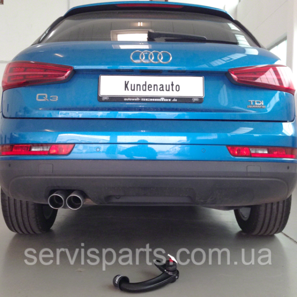 Швидкознімний фаркоп Audi Q3 8U 2011-2019 на ключах