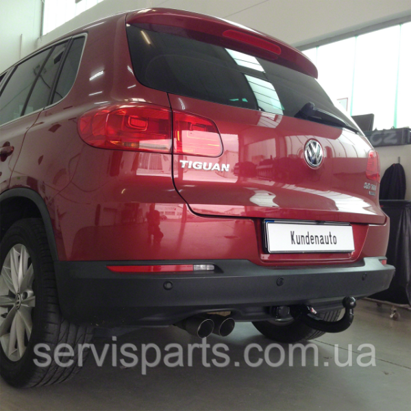 Фаркоп на Volkswagen Tiguan 2007-2016 швидкознімний на ключі. - Зображення 3