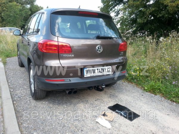 Фаркоп на Volkswagen Tiguan 2007-2016 швидкознімний на ключі. - Зображення 6