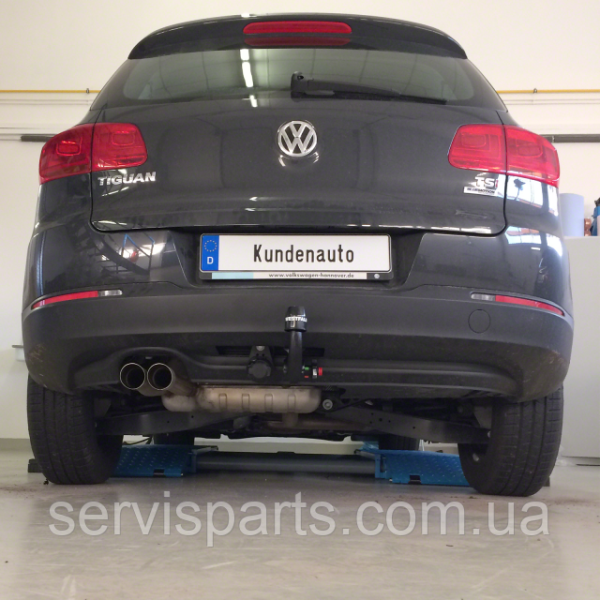 Фаркоп на Volkswagen Tiguan 2007-2016 швидкознімний на ключі. - Зображення 10