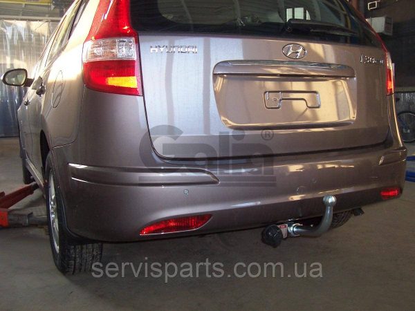 Оцинкований фаркоп Hyundai I30 универсал 2006-2012 без демонтажу бампера - Зображення 6