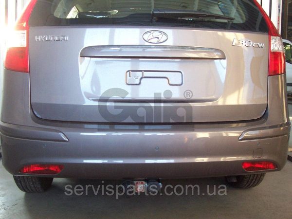 Оцинкований фаркоп на Hyundai I30 универсал 2006-2012 без демонтажу бампера Швидкознімний автомат на ручці