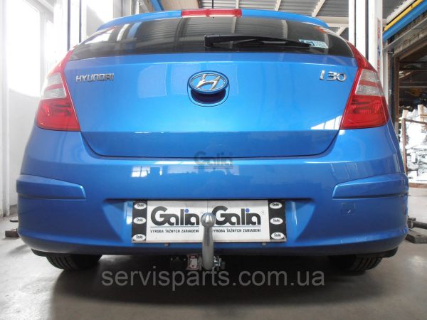 Оцинкований фаркоп Hyundai I30 хетчбек 2007-2010 без демонтажу бампера - Зображення 5