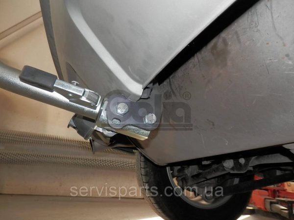 Фаркоп Land Rover Range Rover Evoque 2011-2019 (L538) оцинкований на болтах Швидкознімний автомат на ручці - Зображення 10