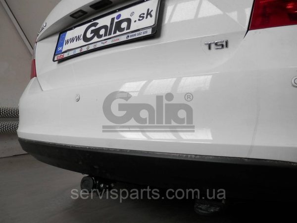 Оцинкований фаркоп на Skoda Rapid 2012-2020 (Rapid Spaceback) Швидкознімний автомат на ручці - Зображення 5