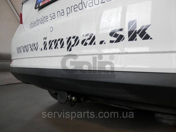 Оцинкований фаркоп на Skoda Rapid 2012-2020 (Rapid Spaceback) Швидкознімний автомат на ручці - Зображення 8