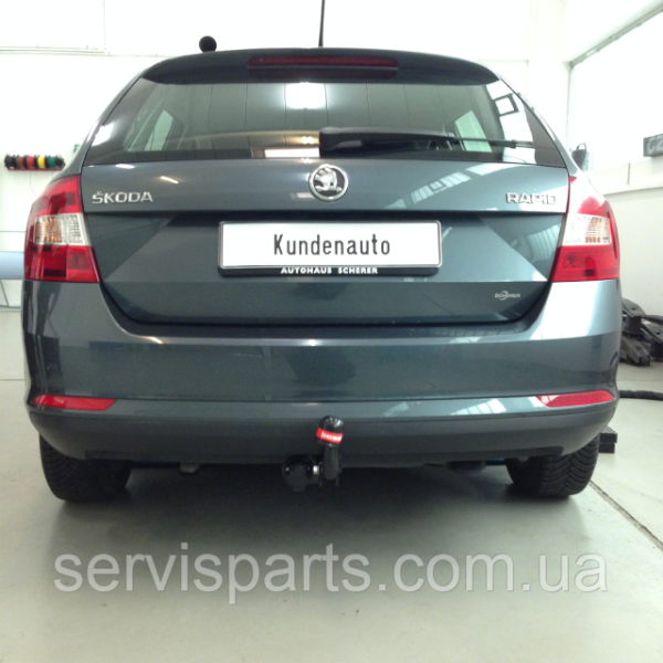 Польський фаркоп на Skoda Rapid Spaceback универсал 2012-2020 (Шкода Рапід) - Зображення 4
