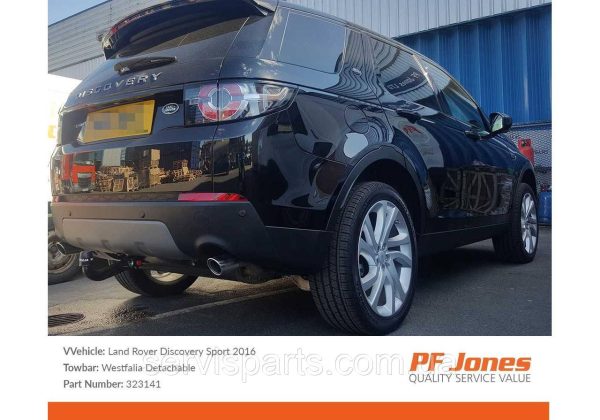 Фаркоп на Land Rover Discovery Sport 2014-2019 Швидкознімний вертикальний автомат на ключі - Зображення 6