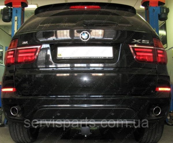 Знімний гак фаркоп на BMW X5 E70 2007-2013 (БМВ Х5) американська вставка під квадрат - Зображення 7