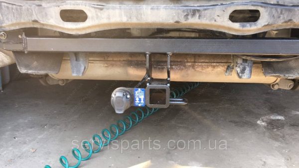 Знімний гак фаркоп на BMW X5 E70 2007-2013 (БМВ Х5) американська вставка під квадрат - Зображення 8