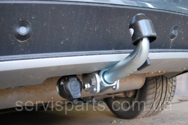 Оцинкований фаркоп на BMW X5 E70 2007-2013 (БМВ Х5) Швидкознімний автомат на ручці - Зображення 5