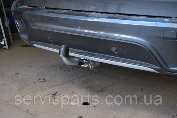 Оцинкований фаркоп на BMW X5 E70 2007-2013 (БМВ Х5) Швидкознімний автомат на ручці - Зображення 9