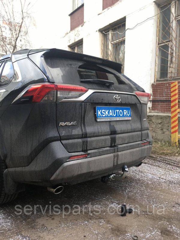 Оцинкований фаркоп на Toyota Rav 4 V 2018- Швидкознімний автомат на ручці - Зображення 10