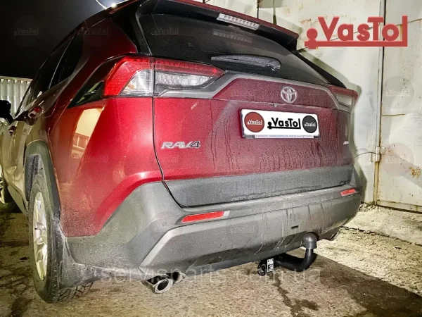 З'ємний фаркоп на Toyota Rav 4 2019 - без зняття бампера. - Зображення 6