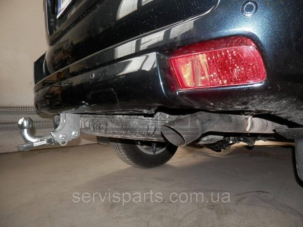 Фаркоп оцинкований для Toyota Land Cruiser Prado 120 150 Швидкознімний автомат на ручці. - Зображення 4