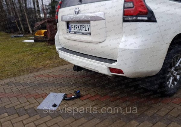 Фаркоп Toyota Land Cruiser Prado J120/150 (Тойота Прадо) Швидкознімний вертикальний автомат на ключі - Зображення 6