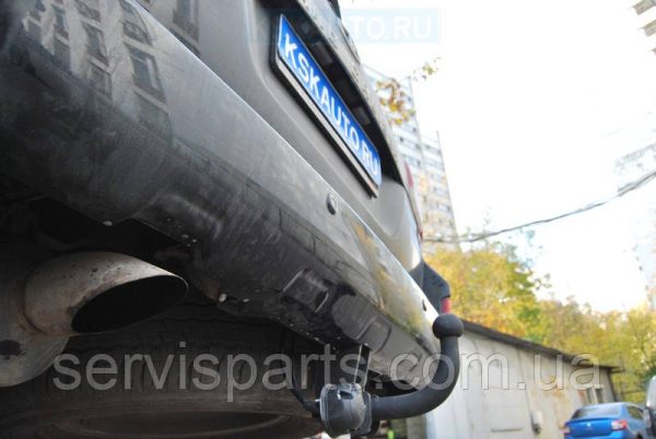 З'ємний фаркоп на Lexus LX570 Toyota Land Cruiser 200 (без балки під бампером) - Зображення 4