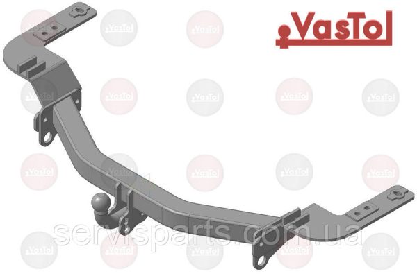 З'ємний фаркоп Lexus LX570 Toyota Land Cruiser 200 (з балкою під бампером) - Зображення 2