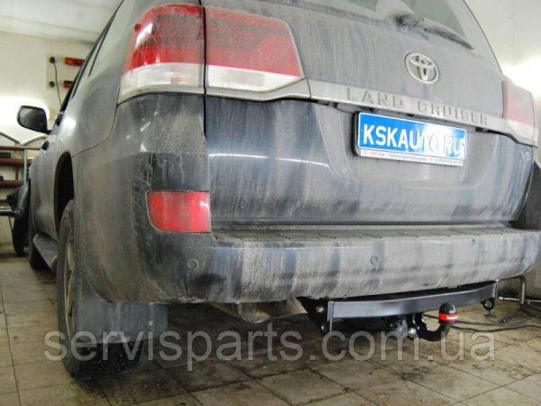 З'ємний фаркоп Lexus LX570 Toyota Land Cruiser 200 (з балкою під бампером) - Зображення 3