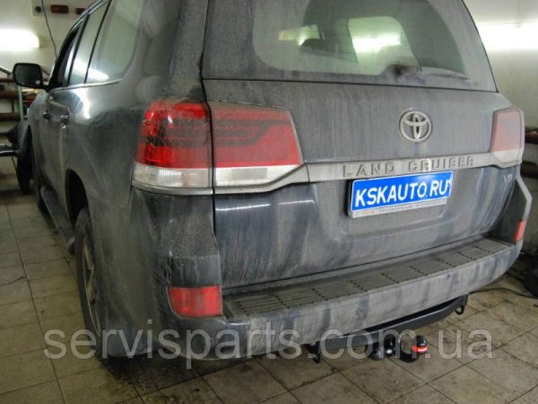 З'ємний фаркоп Lexus LX570 Toyota Land Cruiser 200 (з балкою під бампером) - Зображення 4
