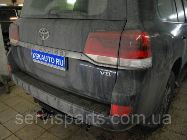 З'ємний фаркоп Lexus LX570 Toyota Land Cruiser 200 (з балкою під бампером) - Зображення 5