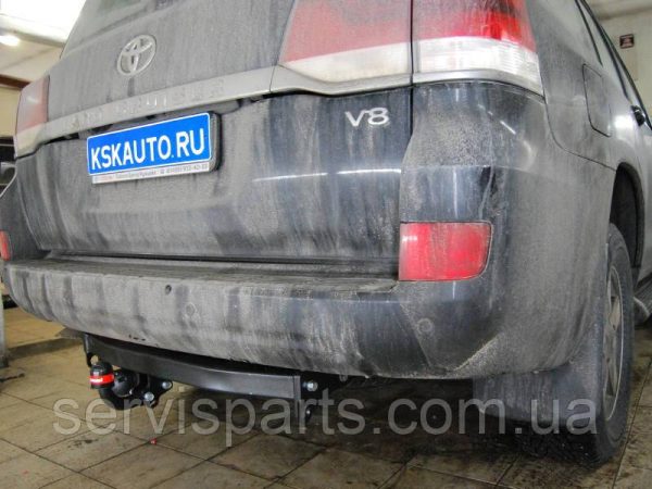 З'ємний фаркоп Lexus LX570 Toyota Land Cruiser 200 (з балкою під бампером) - Зображення 6