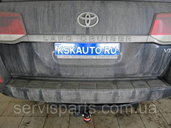 З'ємний фаркоп Lexus LX570 Toyota Land Cruiser 200 (з балкою під бампером) - Зображення 7