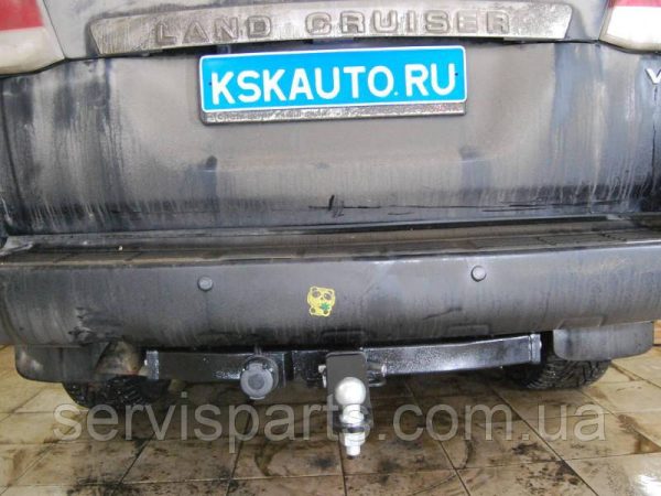 Знімний фаркоп Lexus LX570 Toyota Land Cruiser 200 (з балкою під бампером) Американська вставка під квадрат - Зображення 4