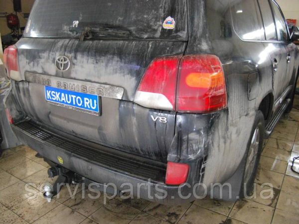 Знімний фаркоп Lexus LX570 Toyota Land Cruiser 200 (з балкою під бампером) Американська вставка під квадрат - Зображення 6
