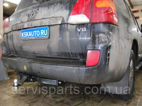 Знімний фаркоп Lexus LX570 Toyota Land Cruiser 200 (з балкою під бампером) Американська вставка під квадрат - Зображення 7