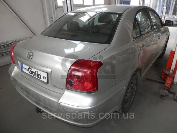 Оцинкований фаркоп на Toyota Avensis II 2003-2009 (Тойота Авенсіс Т25) Швидкознімний автомат на ручці - Зображення 3