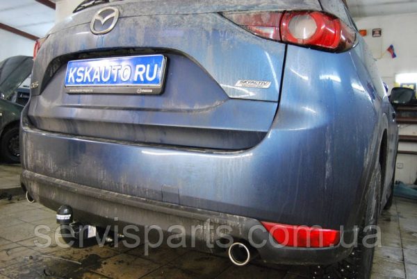 Польський фаркоп на Mazda CX5 II 2017-2022 без підрізу бампера - Зображення 3