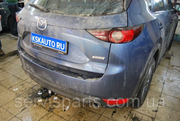 Польський фаркоп на Mazda CX5 II 2017-2022 без підрізу бампера - Зображення 4